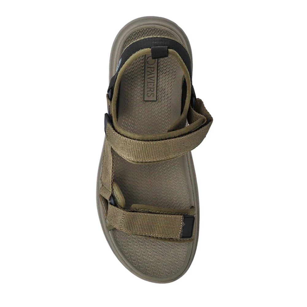 Touch-Fastening Casual Sandals - XIAM41005 / 326 931 - Khaki - Image 4