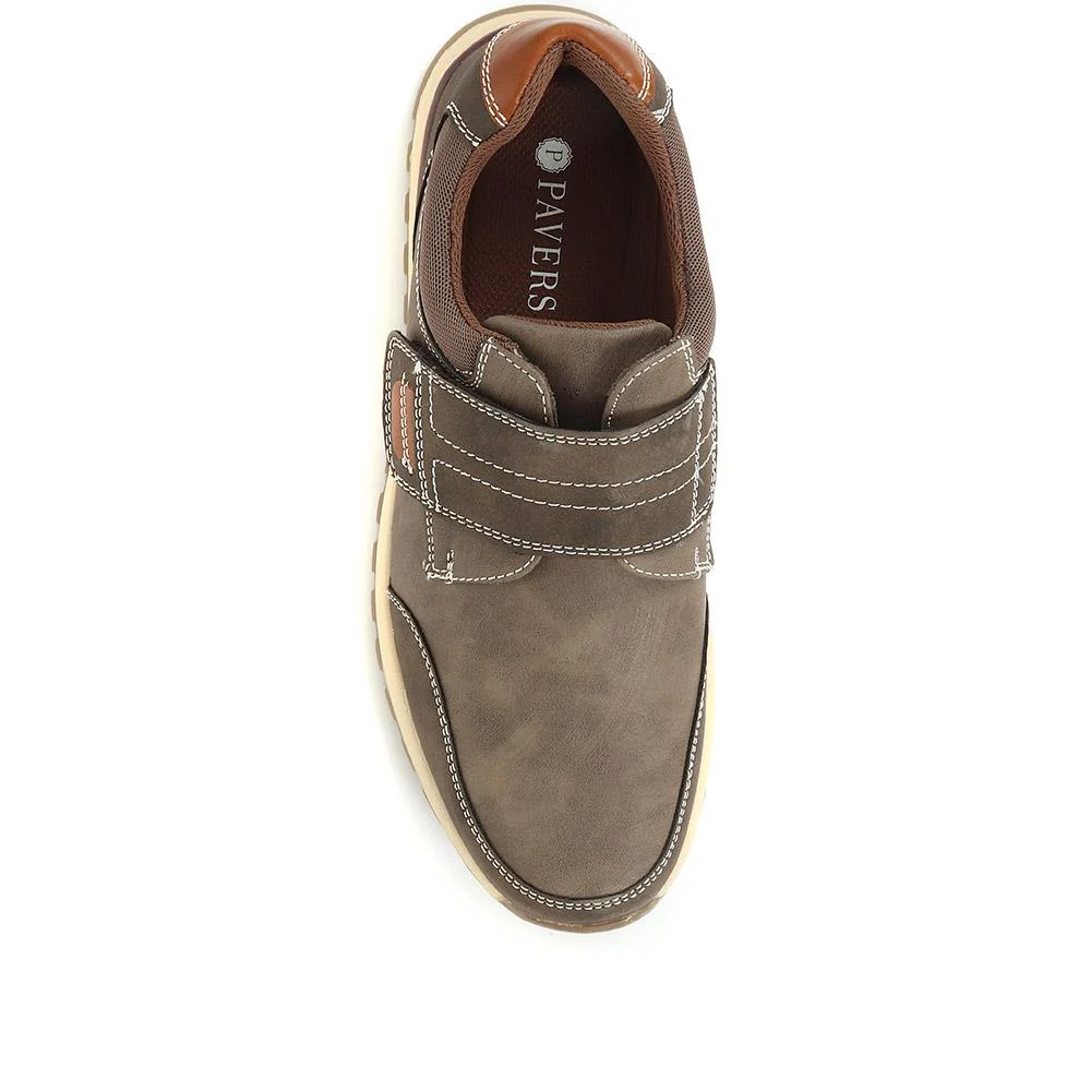 Touch Fastening Casual Shoe - CHANG34007 / 321 145 - Brown - Image 4