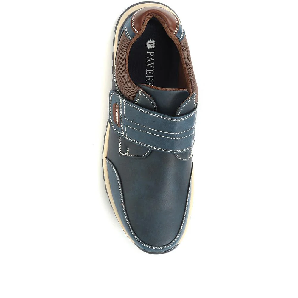 Touch Fastening Casual Shoe - CHANG34007 / 321 145 - Navy - Image 4