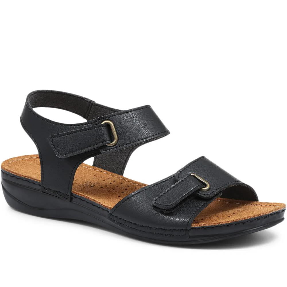 Touch-Fastening Flat Sandals - MUYA31013 / 317 802
