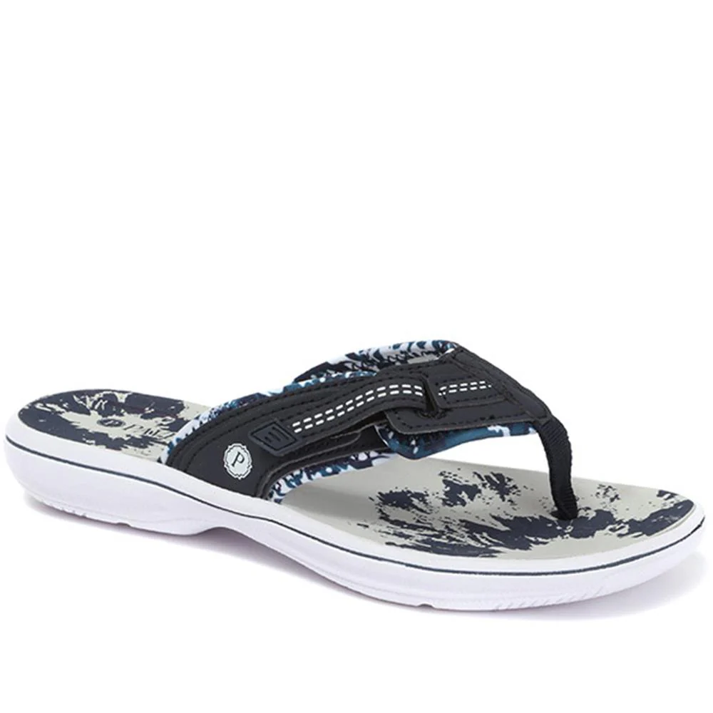 Touch-Fastening Toe Post Sandals - XIAM29002 / 316 019 - Image 5