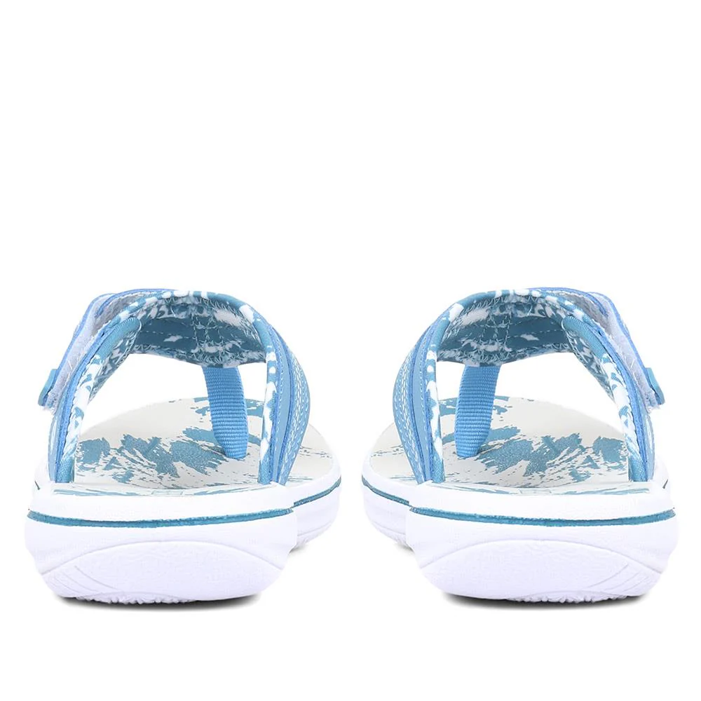 Touch-Fastening Toe Post Sandals - XIAM29002 / 316 019 - Denim - Image 4
