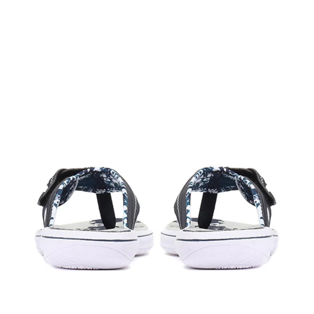 Touch-Fastening Toe Post Sandals - XIAM29002 / 316 019 - Navy - Image 3