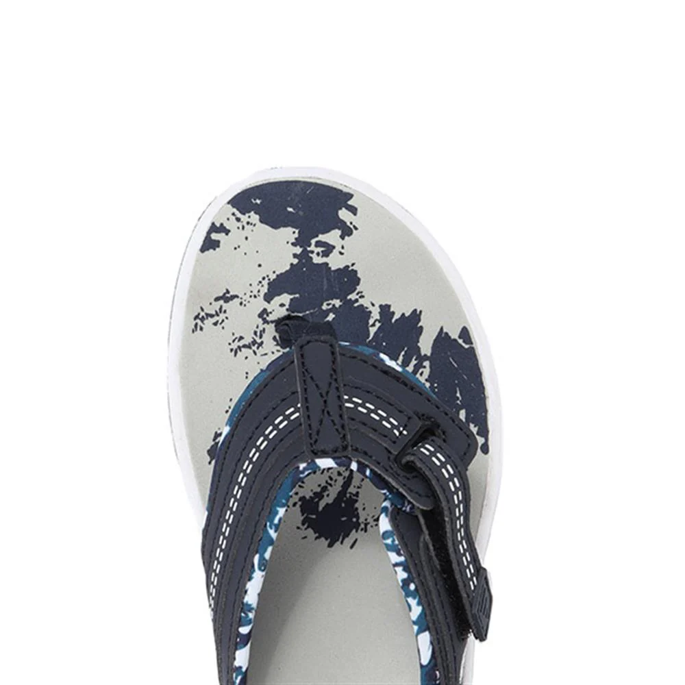 Touch-Fastening Toe Post Sandals - XIAM29002 / 316 019 - Navy - Image 4