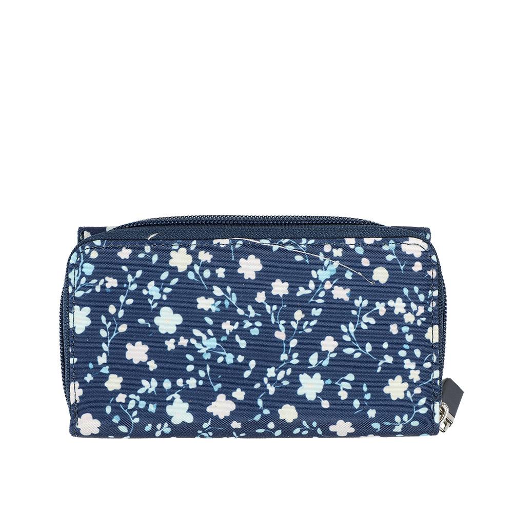 Tri-Fold Purse - SMIT37005 / 323 860 - Navy Floral - Image 3