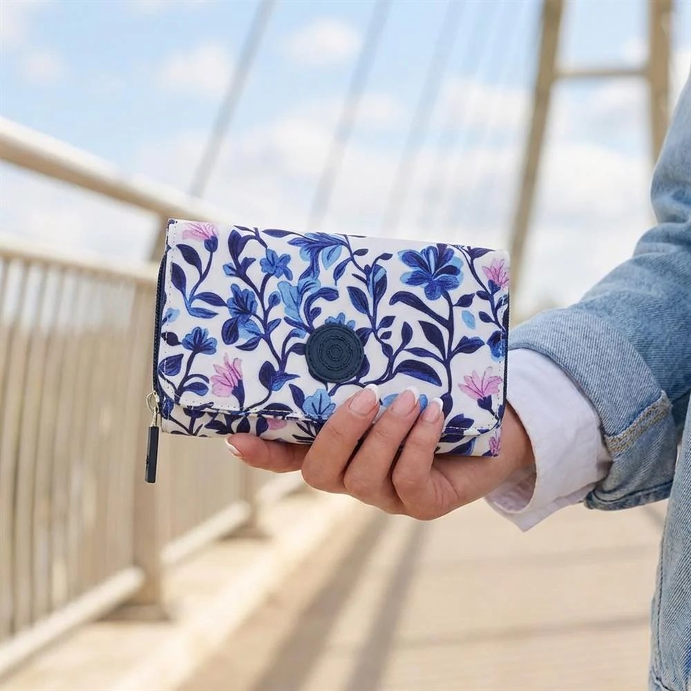 Tri-Fold Purse - SMIT37005 / 323 860 - White Floral - Image 2