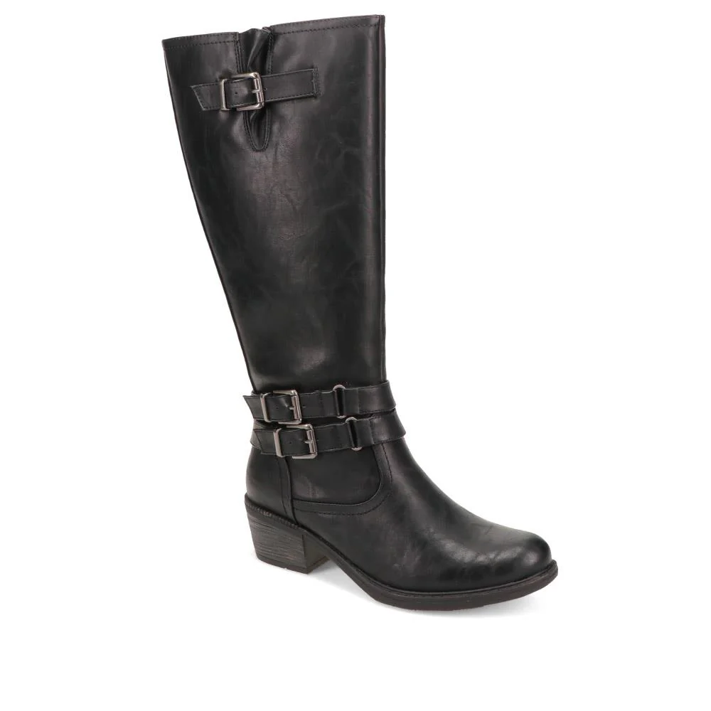 Triple-Buckled Long Boots - SENBO40003 / 326 166 - Black