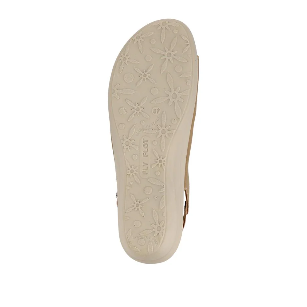 Triple-Fasten Cushioning Sandals - FLY41017 / 326 660 - Beige - Image 6