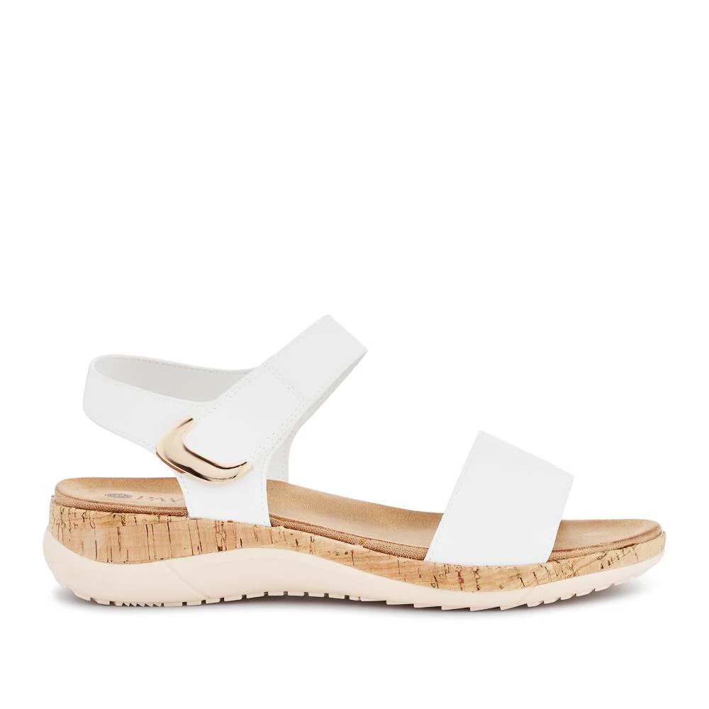 Triple Strap Touch-Fastening Sandals - BAIZH41068 / 327 979 - White - Image 2