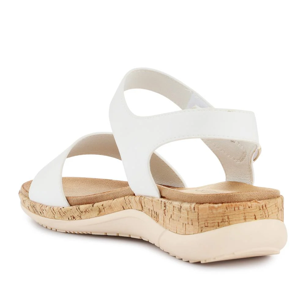 Triple Strap Touch-Fastening Sandals - BAIZH41068 / 327 979 - White - Image 3