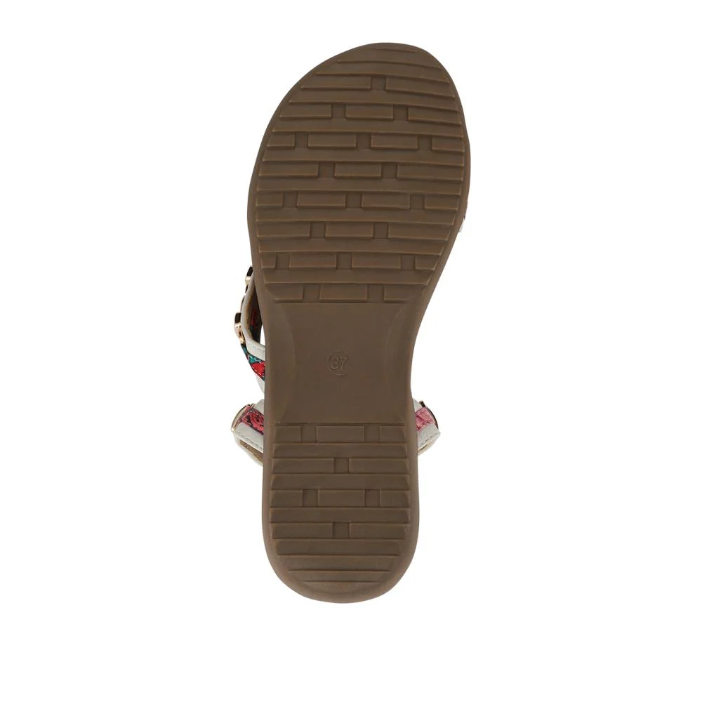 Triple-Strapped Mules - BAIZH41022 / 327 273 - White - Image 5