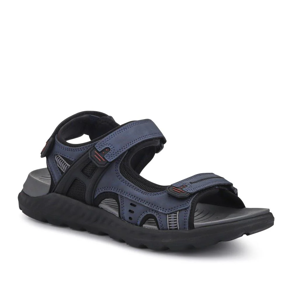 Triple Touch-Fastening-Strapped Sandals - XIAM41006 / 326 975 - Navy
