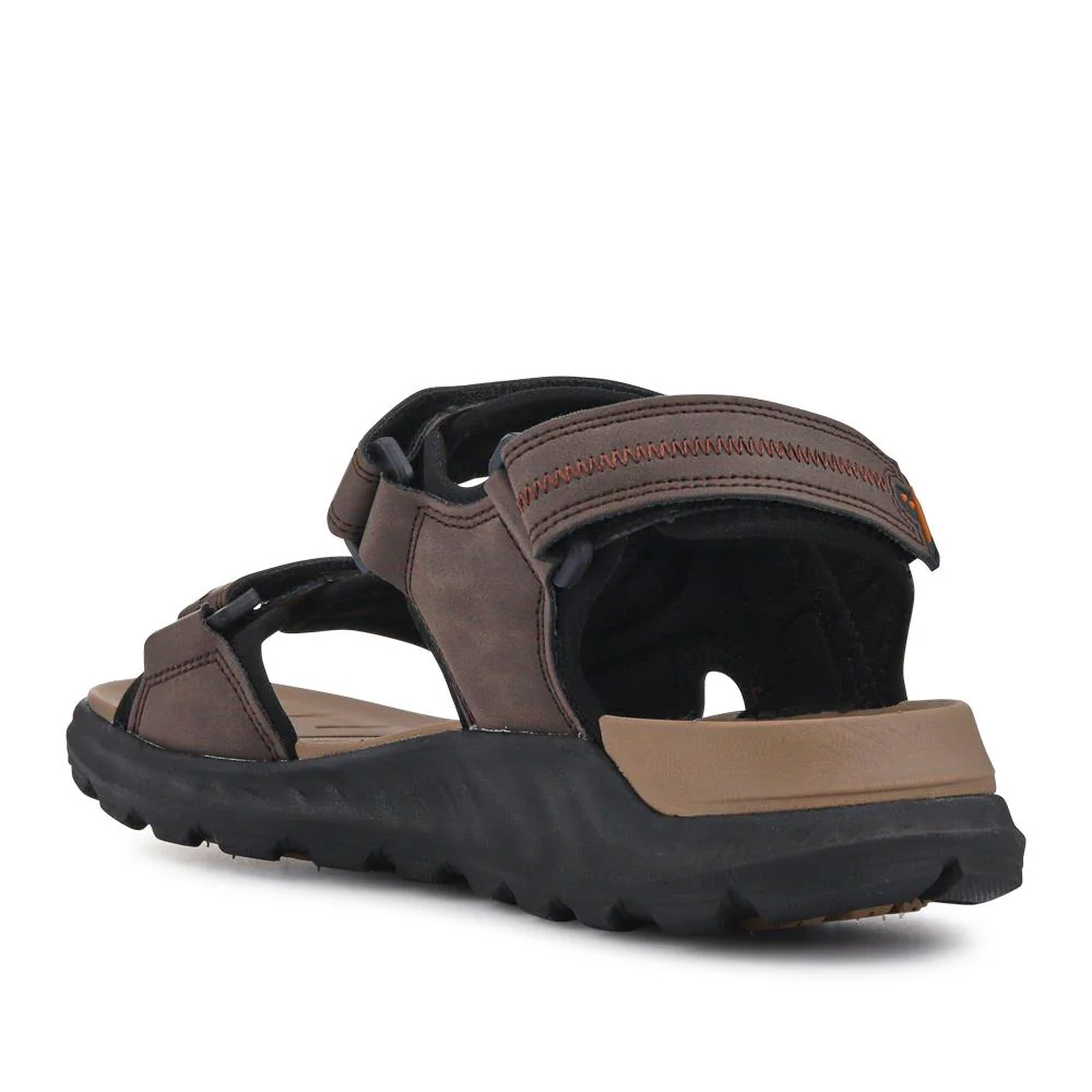 Triple Touch-Fastening-Strapped Sandals - XIAM41006 / 326 975 - Brown - Image 4