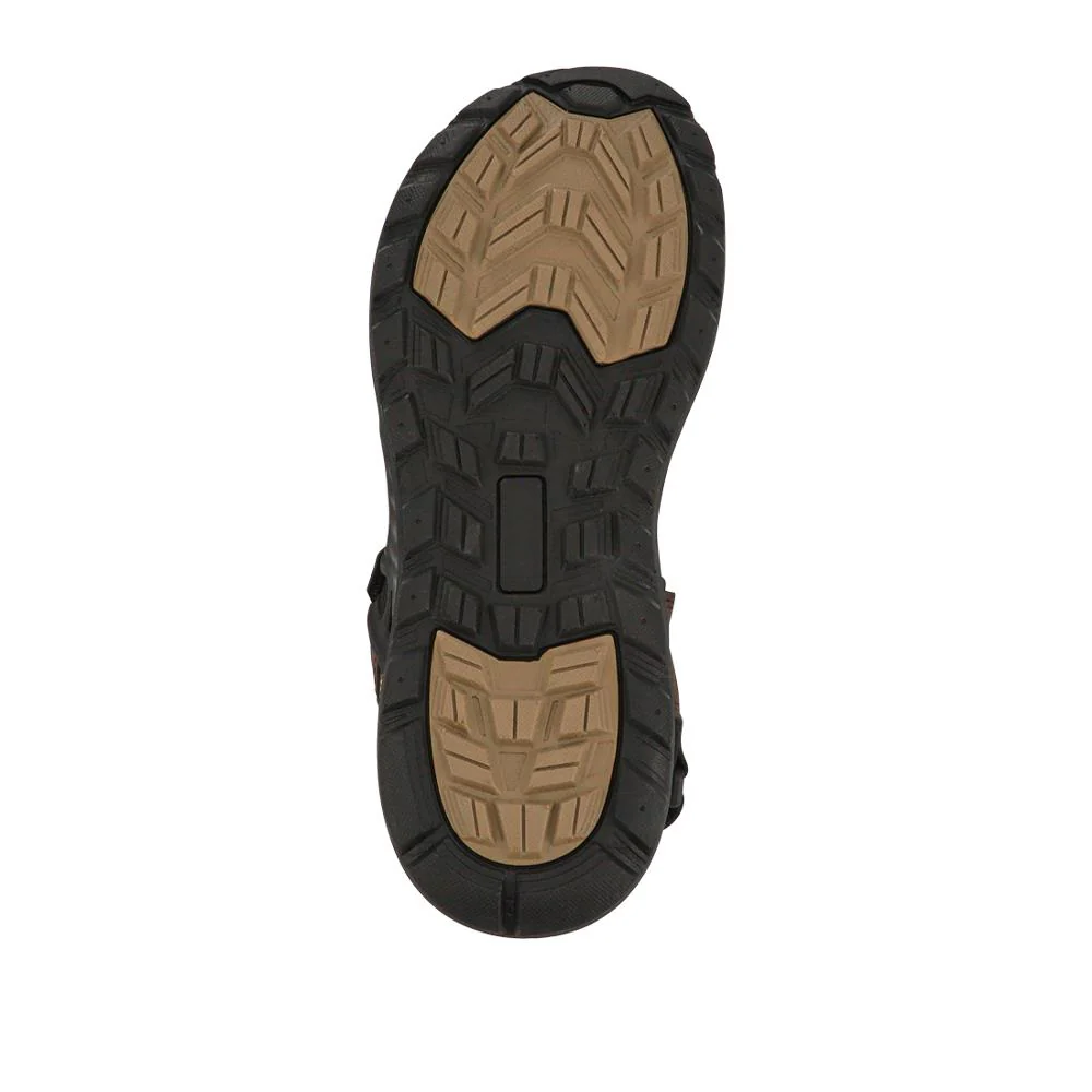 Triple Touch-Fastening-Strapped Sandals - XIAM41006 / 326 975 - Brown - Image 8