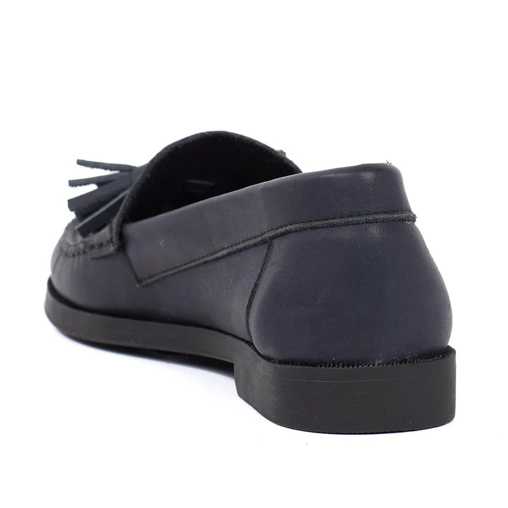 Trish Leather Casual Moccasins - TRISH / 327 519 - Black - Image 3