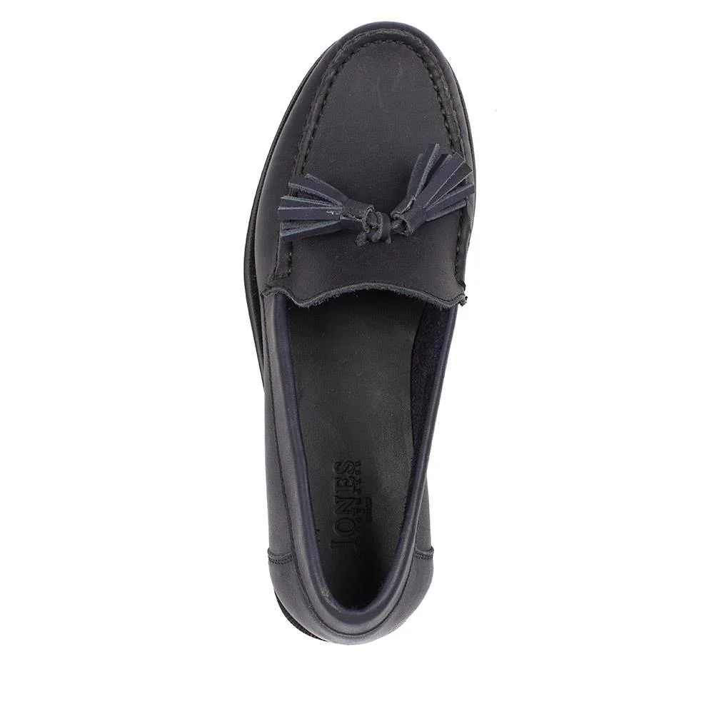 Trish Leather Casual Moccasins - TRISH / 327 519 - Black - Image 4