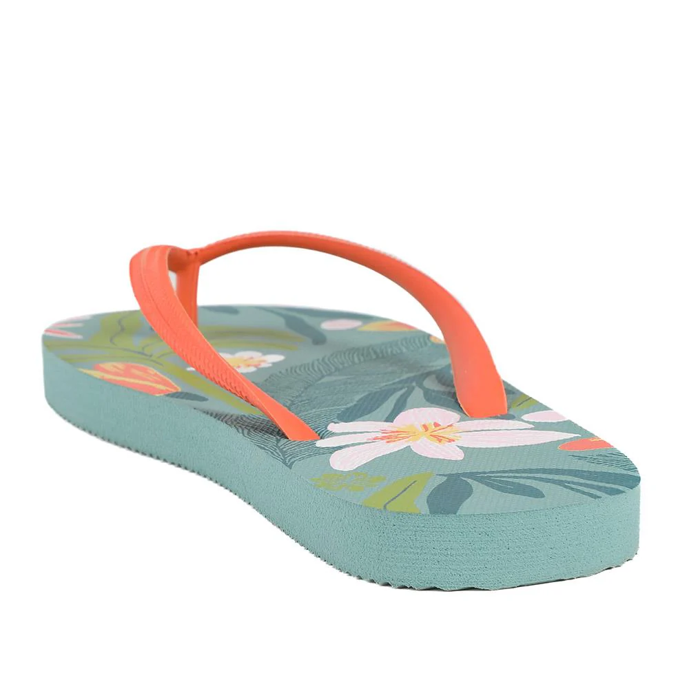 Tropical Print Toe Posts - HTZ43005 / 329 172 - Teal Multi - Image 4