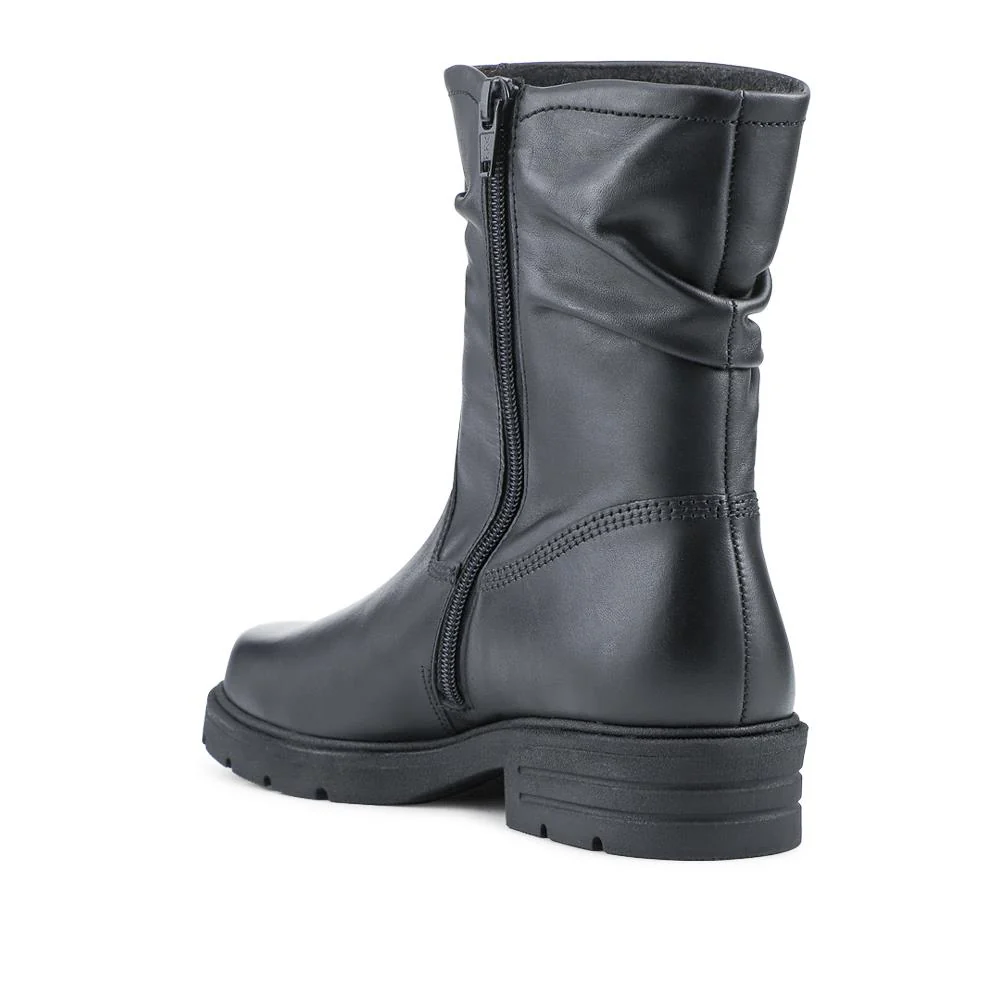 Trusted Gabor Leather Slouch Boots - GAB42518 / 327 884 - Black - Image 3