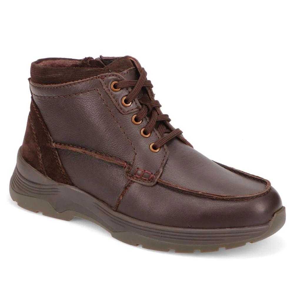 Ultra-Wide Leather Boots - BRYAN / 326 017 - Dark Brown