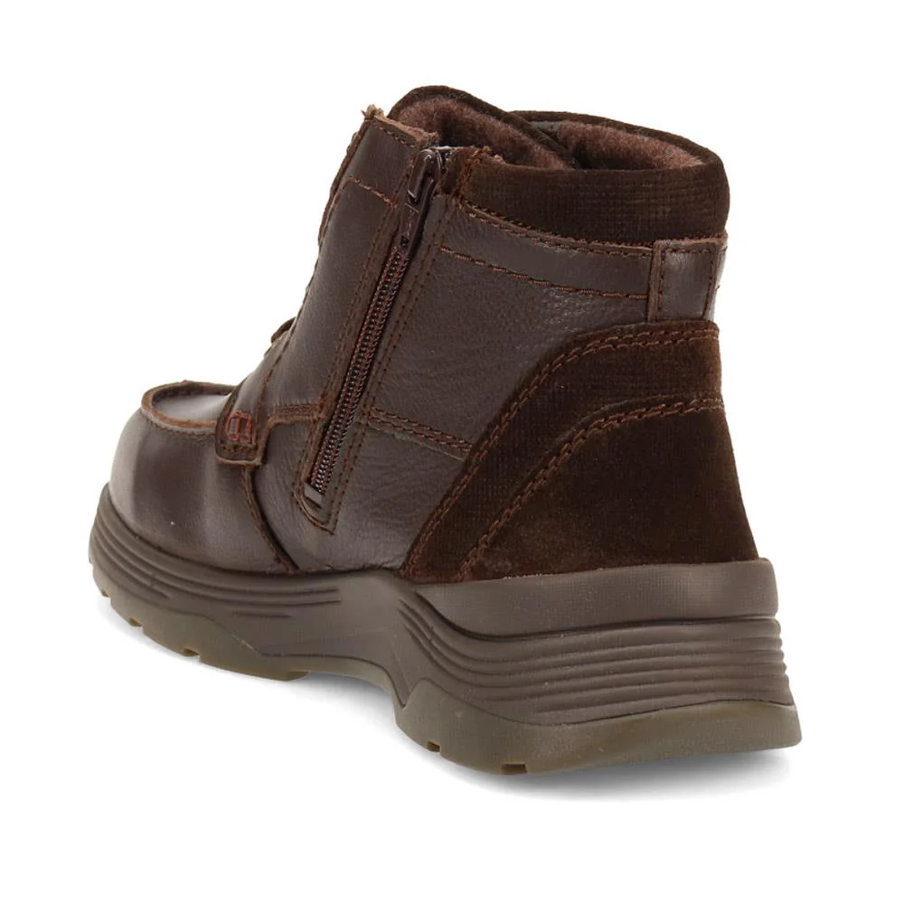Ultra-Wide Leather Boots - BRYAN / 326 017 - Dark Brown - Image 3