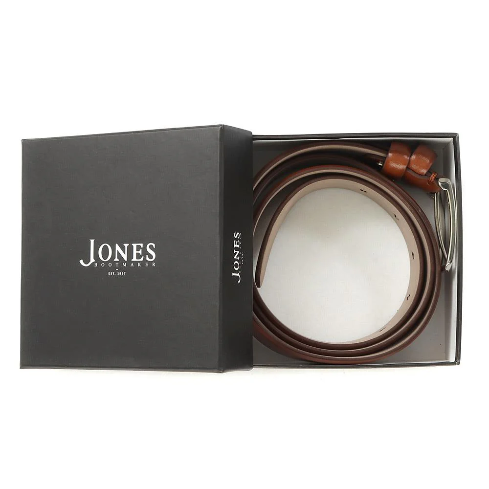 Uxbridge Men's Leather Belt - UXBRIDGE / 321 979 - Chestnut - Image 3
