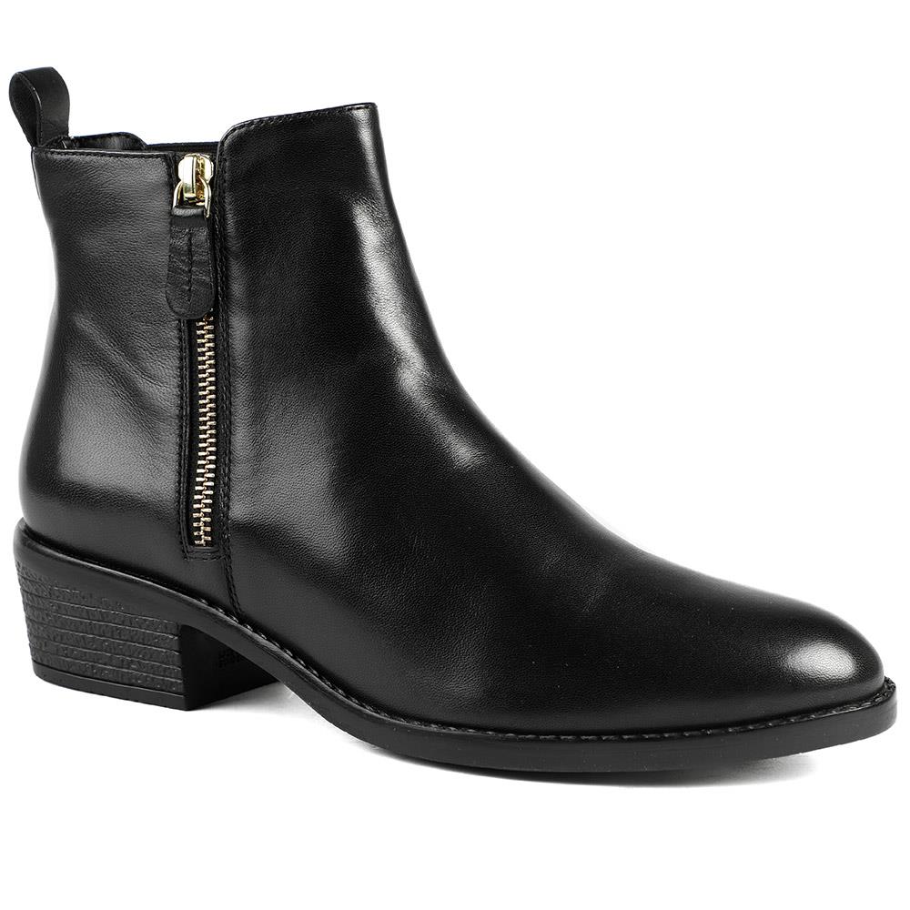 Van Dal Barlow II Extra Wide Leather Ankle Boots - GUP42503 / 328 841