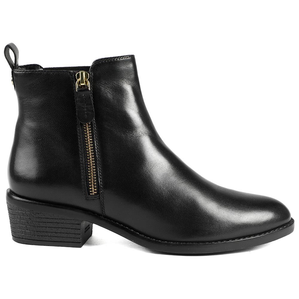 Van Dal Barlow II Extra Wide Leather Ankle Boots - GUP42503 / 328 841 - Black Leather - Image 2