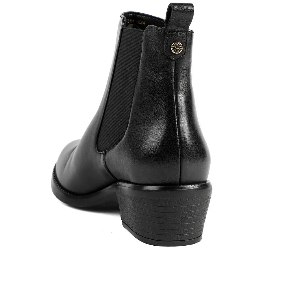 Van Dal Barlow II Wide Fit Leather Ankle Boots - GUP42502 / 328 840 - Black Leather - Image 3