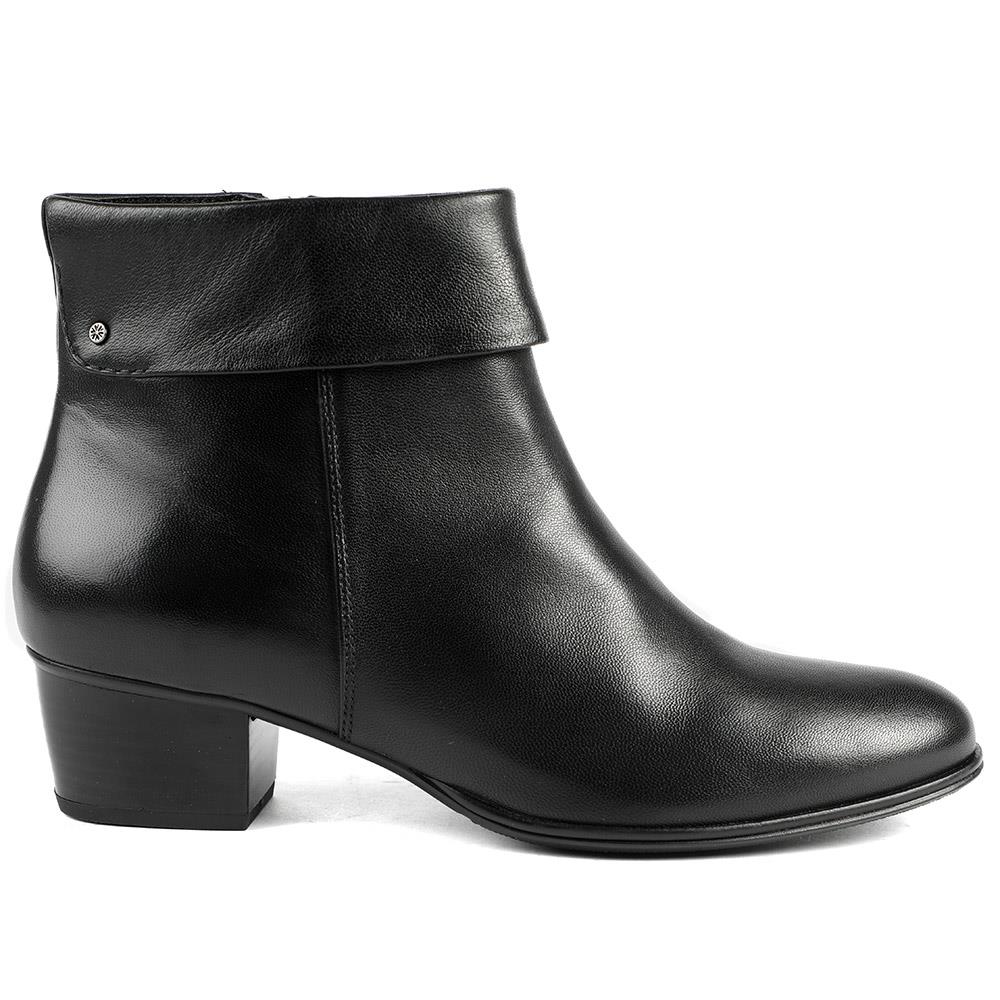 Van Dal Dove Leather Ankle Boots - GUP42501 / 328 839 - Black Leather - Image 2