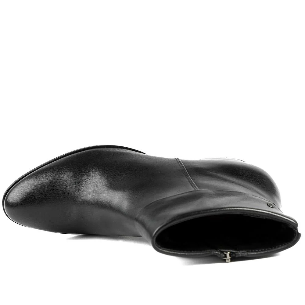 Van Dal Dove Leather Ankle Boots - GUP42501 / 328 839 - Black Leather - Image 4