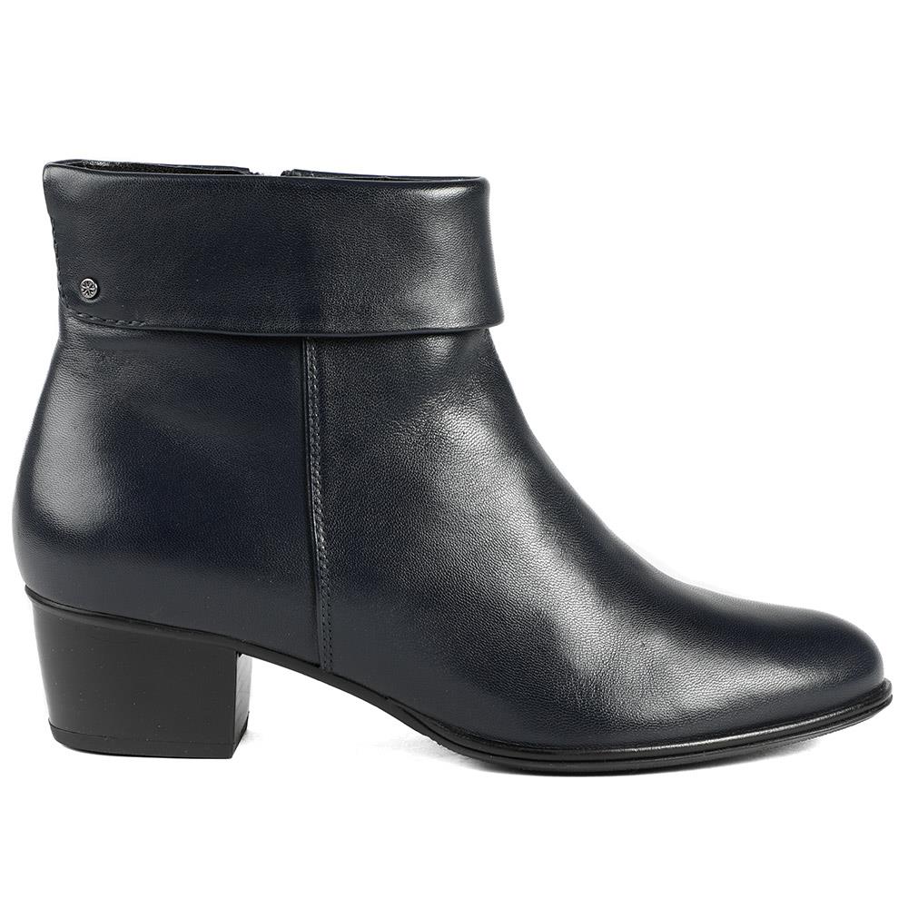 Van Dal Dove Leather Ankle Boots - GUP42501 / 328 839 - Navy Leather - Image 2