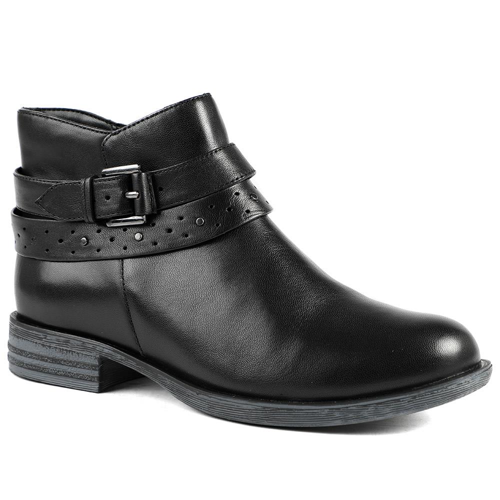 Van Dal Fiesta II Extra Wide Fit Ankle Boots - GUP42505 / 328 843 - Black Leather