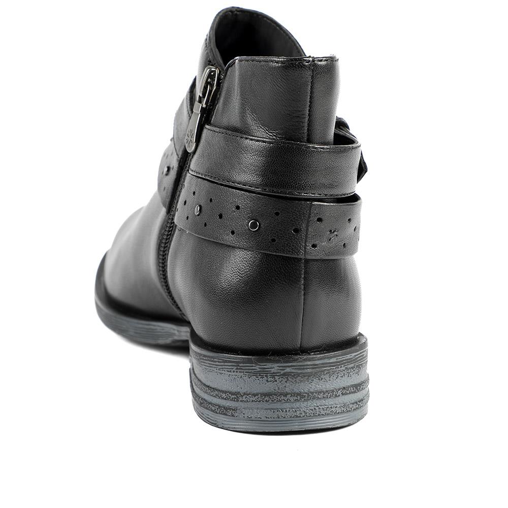 Van Dal Fiesta II Extra Wide Fit Ankle Boots - GUP42505 / 328 843 - Black Leather - Image 3