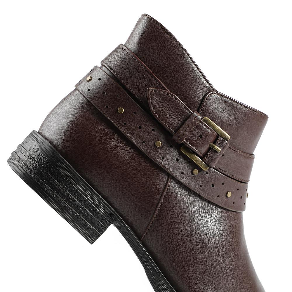 Van Dal Fiesta II Extra Wide Fit Ankle Boots - GUP42505 / 328 843 - Brown Leather - Image 5