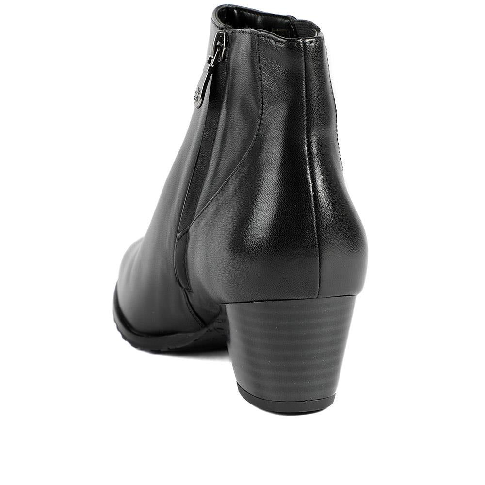 Van Dal Swanton Leather Ankle Boots - GUP42504 / 328 842 - Black Leather - Image 3