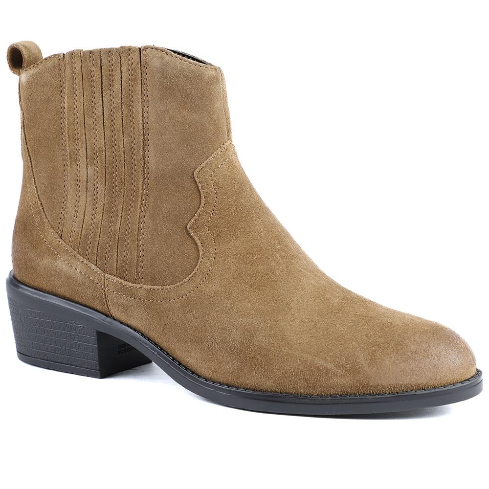 Van Dal Wide Fit Leather Block Heel Ankle Boots - GUP42500 / 328 838 - Image 2