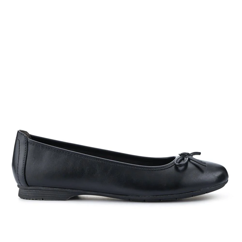 Vegan Bow-Detailed Pumps - JANSP41000 / 326 781 - Black - Image 2