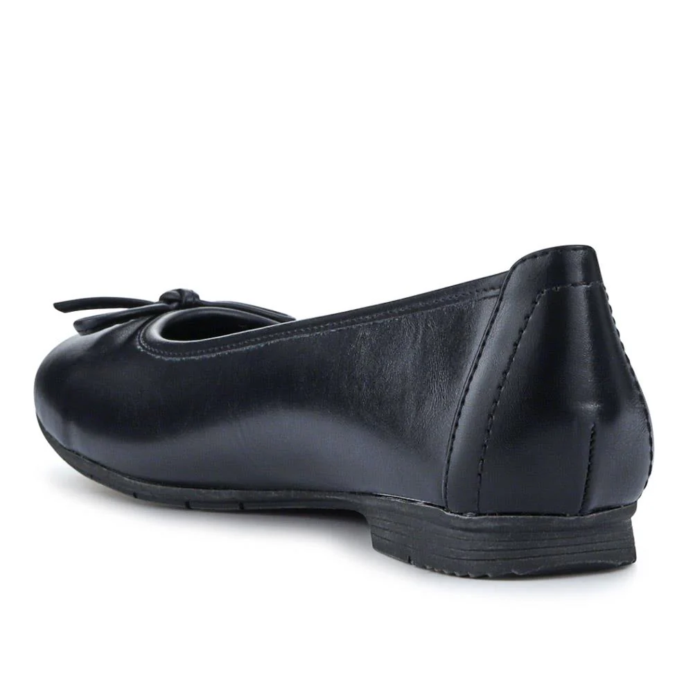 Vegan Bow-Detailed Pumps - JANSP41000 / 326 781 - Black - Image 3