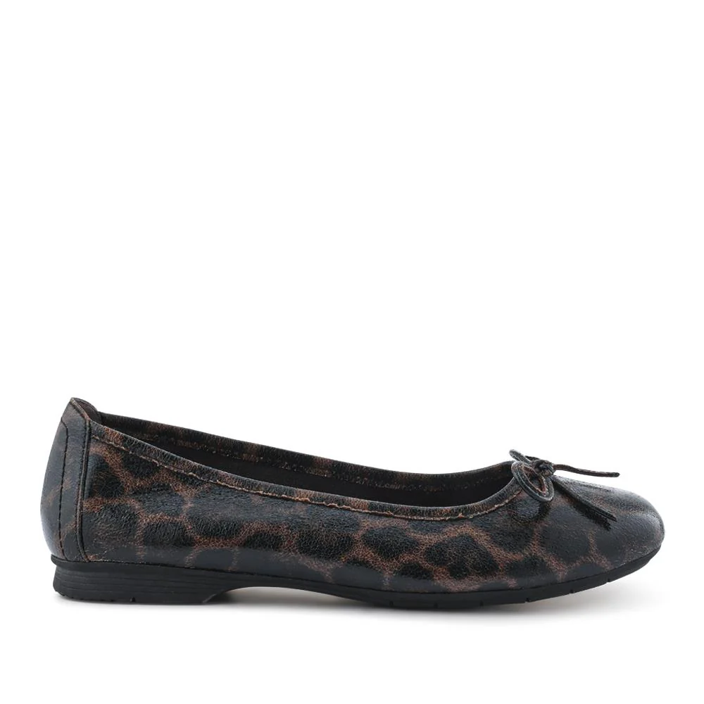Vegan Bow-Detailed Pumps - JANSP41000 / 326 781 - DARK LEOPARD - Image 2