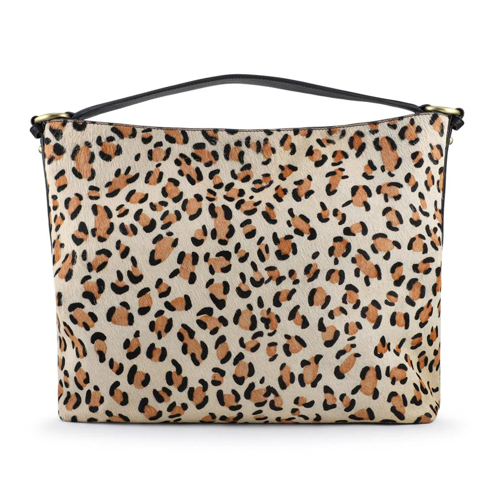 Violetta Leather Shoulder Bag - VIOLETTA / 325 463 - Leopard