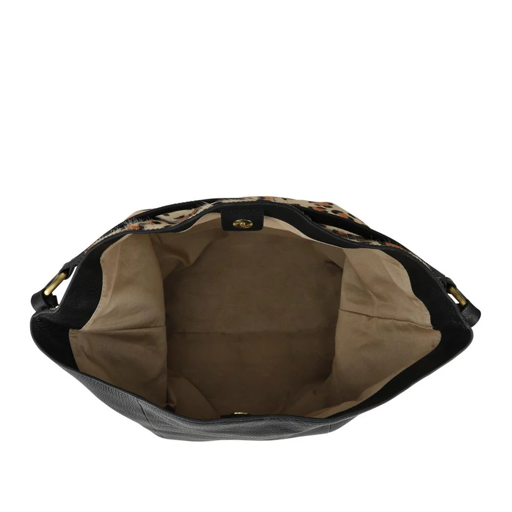 Violetta Leather Shoulder Bag - VIOLETTA / 325 463 - Leopard - Image 3
