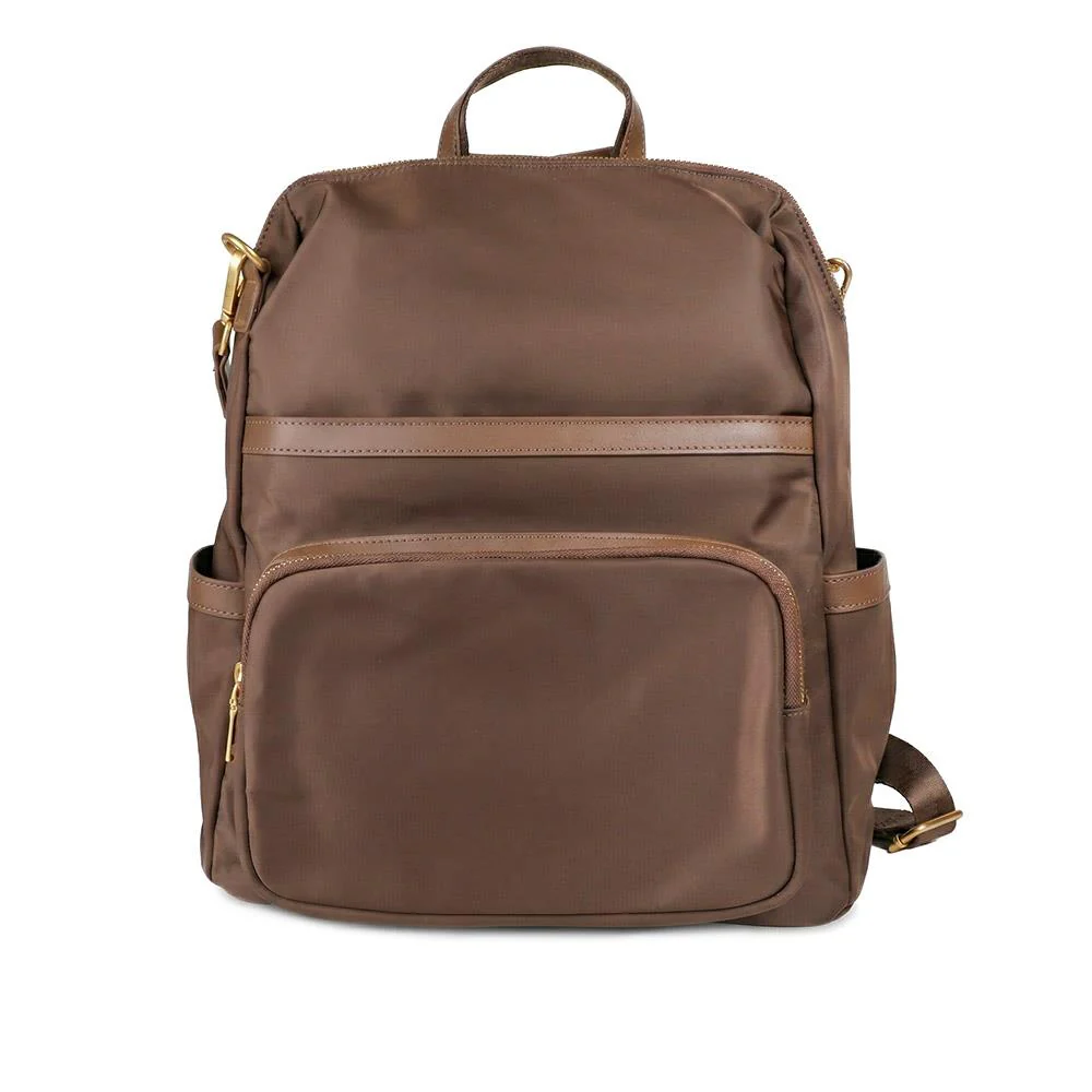 Virelle Leather Backpack With Zip Pockets - VIRELLE / 329 382 - Image 2