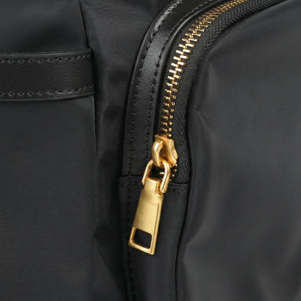 Virelle Leather Backpack With Zip Pockets - VIRELLE / 329 382 - Black - Image 5
