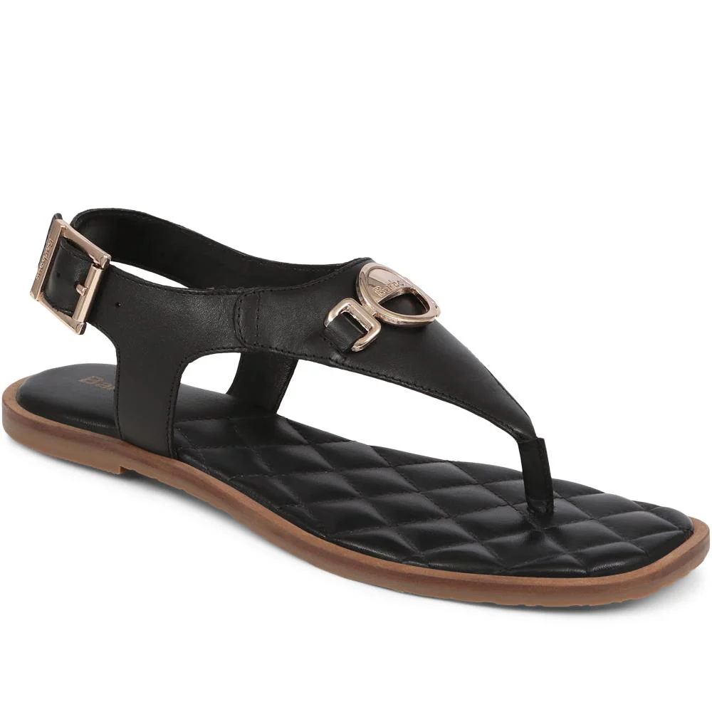 Vivienne Embellished Leather Sandals - BARBR39506 / 324 825 - Image 3