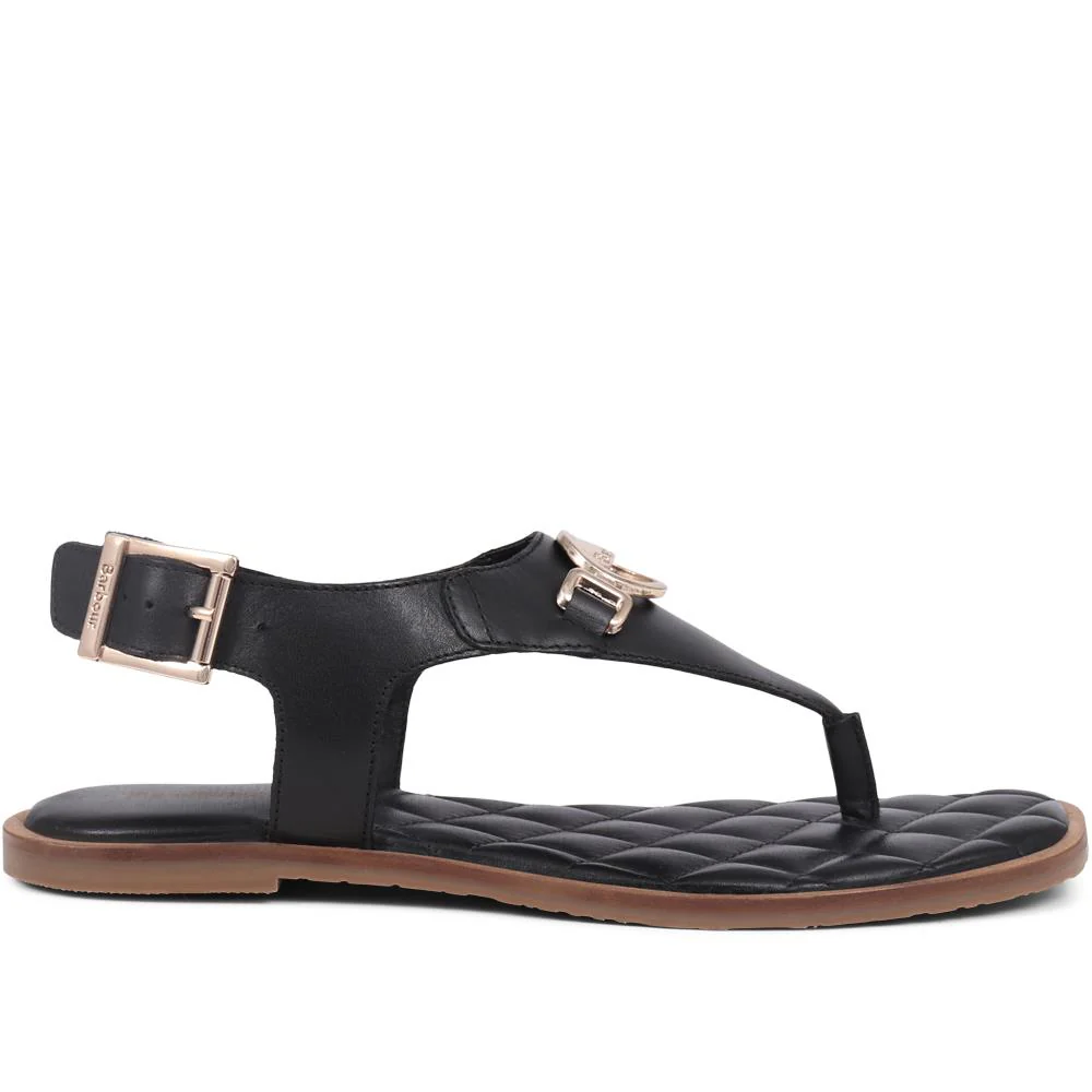 Vivienne Embellished Leather Sandals - BARBR39506 / 324 825 - Black - Image 2