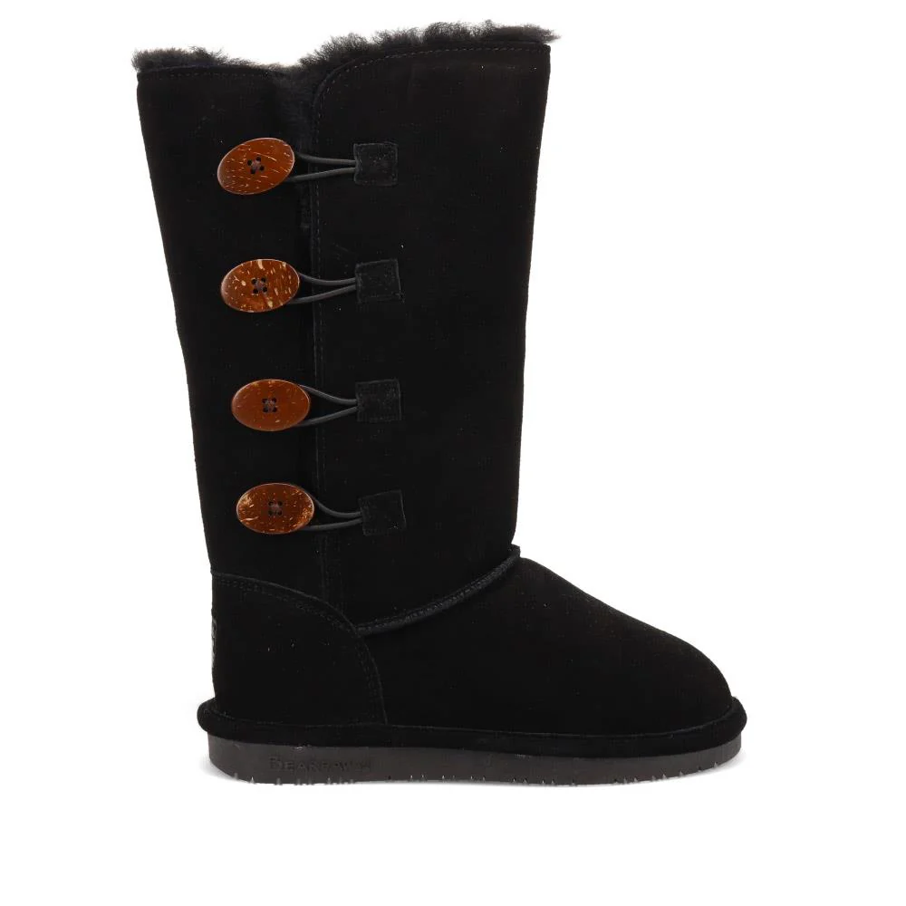 Warm Buttoned Calf Boots - EDNB40073 / 326 908 - Black - Image 2