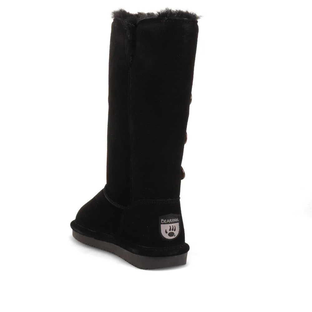 Warm Buttoned Calf Boots - EDNB40073 / 326 908 - Black - Image 3
