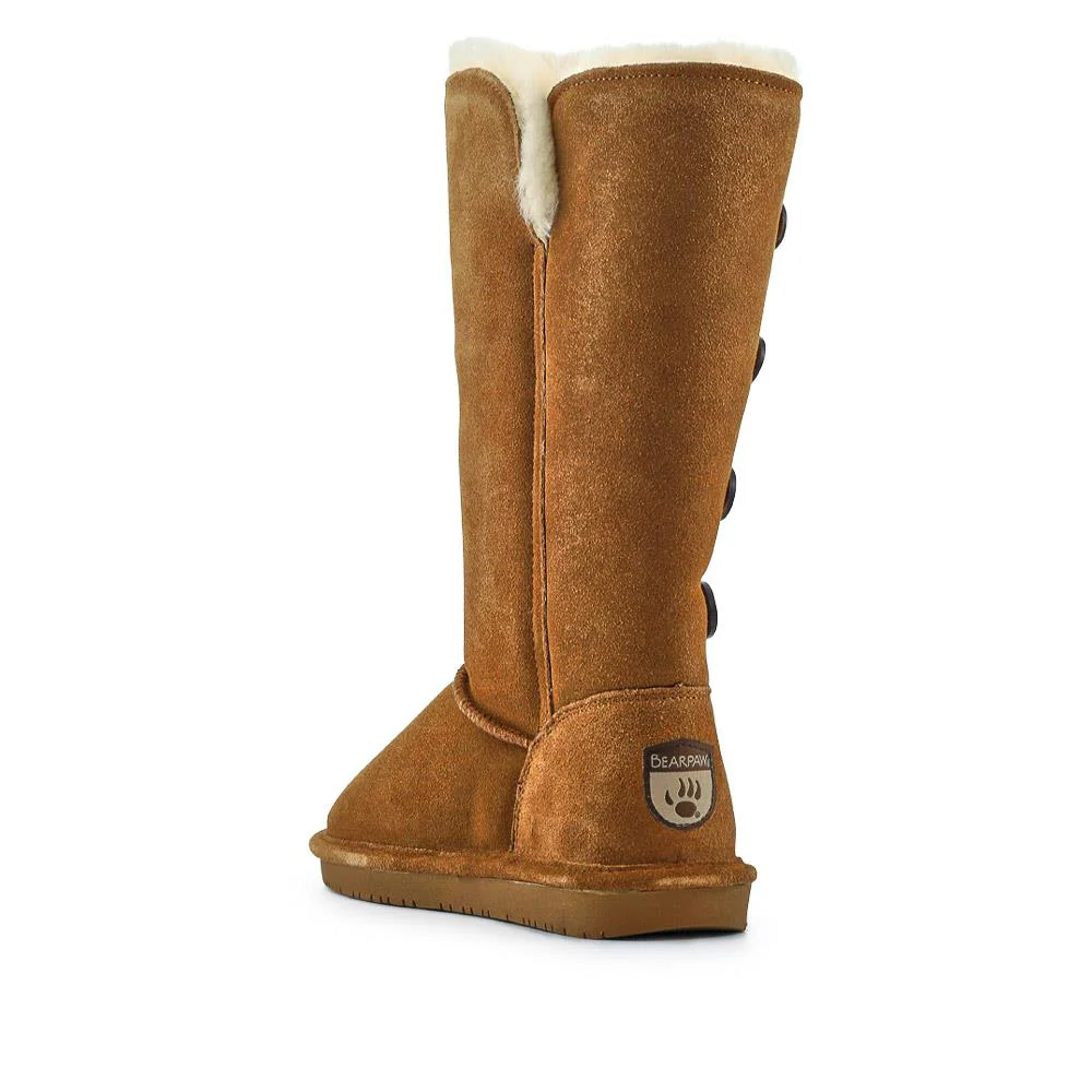 Warm Buttoned Calf Boots - EDNB40073 / 326 908 - Chestnut - Image 3