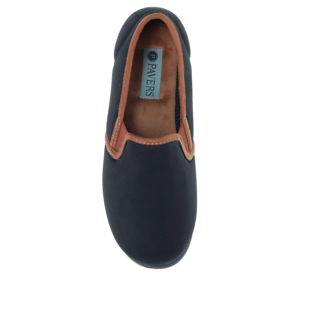 Warm Full Slippers - QING40009 / 325 767 - Black - Image 5