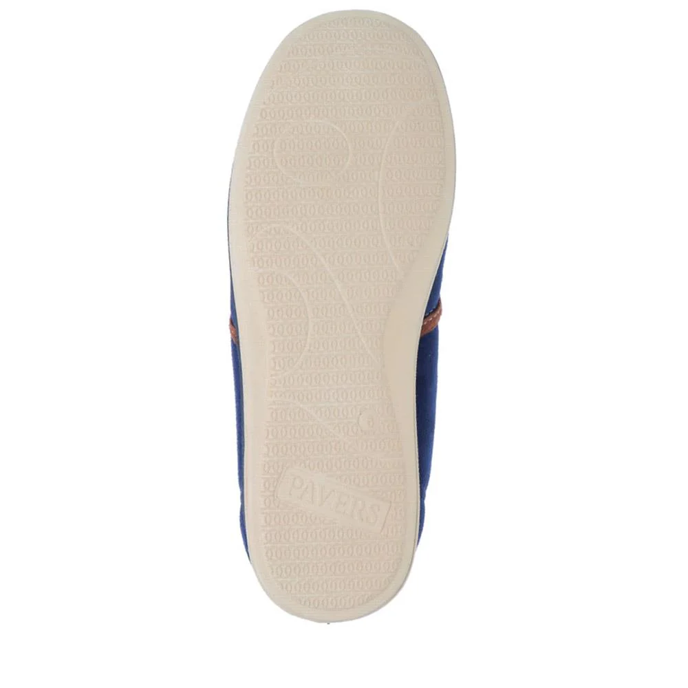 Warm Full Slippers - QING40009 / 325 767 - Navy - Image 4